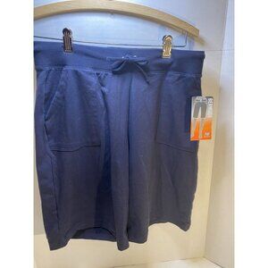 SB PERFORMANCE Blue DRAWSTRING BERMUDA SHORT SIZE Medium ~ New